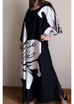 Nauja didelio dydžio viskozinė suknelė